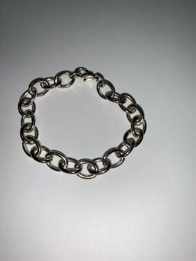 Classic Silver Link Bracelet for Women